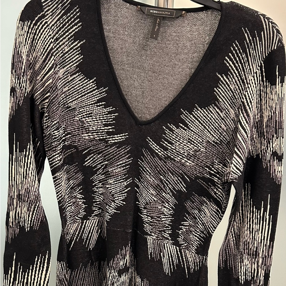 BCBG Maxazria v-neck dress